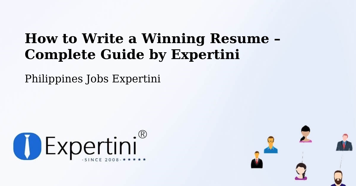 Resume Writing Guide for Job Seekers – Rizal - Rizal, Philippines Jobs Expertini